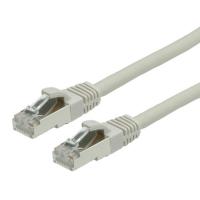 VALUE S/FTP Patch Cord Cat.6, halogen-free, grey, 0.5 m