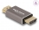 Delock HDMI Adapter male to male 8K 60 Hz grey metal