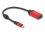 Delock USB Type-C™ zu DisplayPort Adapter (DP Alt Mode) 8K 30 Hz mit HDR Funktion rot