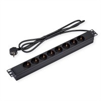 VALUE 19" PDU for Cabinets, 8x, 4000W, CEE 7/3 German Type, 3 m