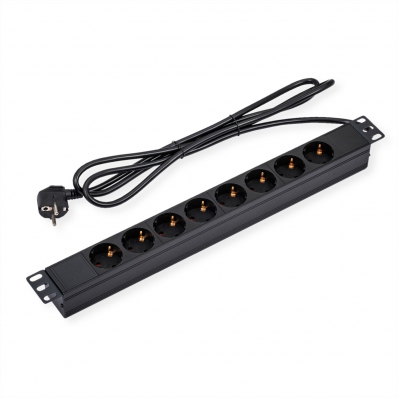 VALUE 19" PDU for Cabinets, 8x, 4000W, CEE 7/3 German Type, 3 m