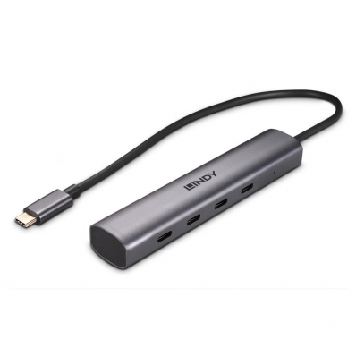 LINDY 4 Port USB 3.2 Gen 2 Typ C Hub