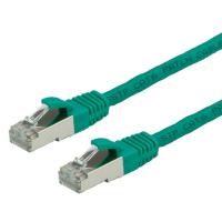 VALUE S/FTP Patch Cord Cat.6, halogen-free, green, 1.5m