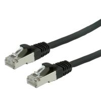 VALUE S/FTP Patch Cord Cat.6, halogen-free, black, 1m