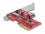 Delock PCI Express x4 Card to 1 x external USB 10 Gbps USB Type-C™ female + 1 x internal USB 10 Gbps Type-A female - Low Profile