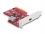 Delock PCI Express x4 Card to 1 x external USB 10 Gbps USB Type-C™ female + 1 x internal USB 10 Gbps Type-A female - Low Profile