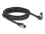 Delock RJ45 Network Cable Cat.8.1 S/FTP 90° downwards angled / straight 5 m black