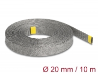 Delock Braided Sleeve for EMI shielding stretchable 10 m x 20 mm