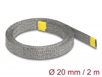 Delock Braided Sleeve for EMI shielding stretchable 2 m x 20 mm