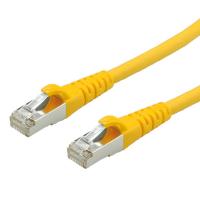 ROLINE S/FTP Patch Cord Cat.6, halogen-free, yellow, 10m