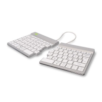 R-go Tools R-Go Tastatur Split Break US-Layout Bluetooth weiß