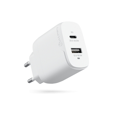 Alogic Ladeadapter USB-C 2x32W weiß