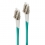 Alogic Glasfaserkabel LC-LC Multi Mode Duplex LSZH OM3 0.5m