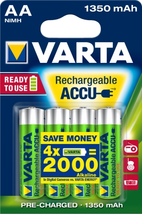 Varta Akku RECHARGE Power AA HR6 1350mAh 4St.