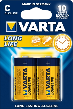 Varta Batterie LONGLIFE C Baby NEU 2St.