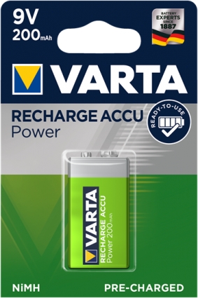 Varta Akku RECHARGE Power 9V 200mAh 1St.