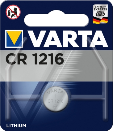 Varta Batterie Knopfzelle CR1216 3V 27mAh Lithium 1St.