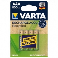 Varta Akku RECHARGE Recycled AAA HR03 800mAh 4St.