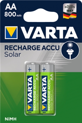 Varta Akku RECHARGE Solar AA HR6 800mAh 2St.