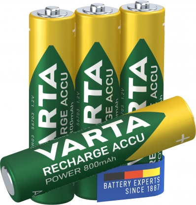 Varta Akku RECHARGE Power AAA HR03 800mAh 4St.