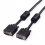 Secomp SVGA Cable + Ferrite, +DDC, HD15, M/M, black, 3 m