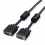 Secomp SVGA Cable + Ferrite, +DDC, HD15, M/M, black, 2 m