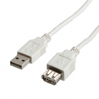Secomp USB 2.0 Cable, Type A-A, M - F, 0.8m
