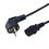 Secomp Power Cable, straight IEC Conncector, black, 1.8 m