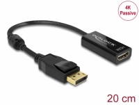 Delock Adapter DisplayPort 1.2 male > HDMI female 4K Passive black