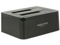 Delock Dual Docking Station SATA HDD > USB 3.0 with Clone Function