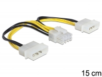 Delock Cable Power 8 Pin EPS > 2 x 4 Pin molex