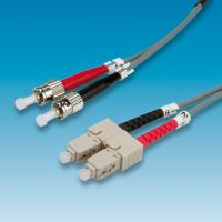 ROLINE Fibre Optic Jumper Cable 50/125µm ST/SC, grey 2 m