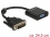 Delock Adapter DVI-D 24+1 male > VGA female black