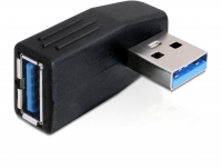 Delock Adapter USB 3.0 male-female angled 90° horizontal