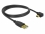 Delock Cable USB 2.0-A male > USB mini-B 5pin male angled 1m