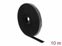 Delock Velcro tape on roll L 10 m x W 15 mm black
