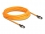 Delock RJ45 Network Cable with USB Type-C™ port finder function Self Tracing Cat.6A S/FTP 10 m orange