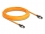 Delock RJ45 Network Cable with USB Type-C™ port finder function Self Tracing Cat.6A S/FTP 7.5 m orange