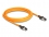 Delock RJ45 Network Cable with USB Type-C™ port finder function Self Tracing Cat.6A S/FTP 3 m orange