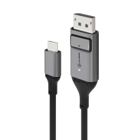 Alogic USB C Adapterkabel Typ C -DPort M/M 4k 60 Hz 1m, gr