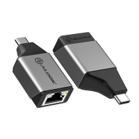 Alogic Adapter USB-C Ultra Mini -> RJ45 Ethernet grau