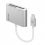 Alogic Card Reader USB-C SD, Micro SD, Compact Flash Silber