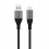 Alogic USB Kabel USB 2.0 -> USB-A 3A/480Mbps 0.3m grau