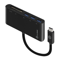 Alogic Adapter USB-C MultiPort Card Reader USB 3.0 schwarz