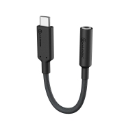 Alogic Adapter USB-C -> Audio 3,5mm schwarz