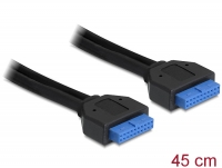 Delock Cable USB 3.0 pin header female / female 45 cm