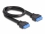 Delock Cable USB 3.0 pin header female / female 45 cm