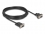 Delock Serial Cable RS-232 D-Sub9 female to D-Sub9 female Power Connection at Pin 9 5 m