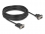 Delock Serial Cable RS-232 D-Sub9 female to D-Sub9 female Power Connection at Pin 9 10 m