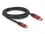 Delock USB 10 Gbps Cable USB Type-A male to USB Type-C™ male 2 m red metal